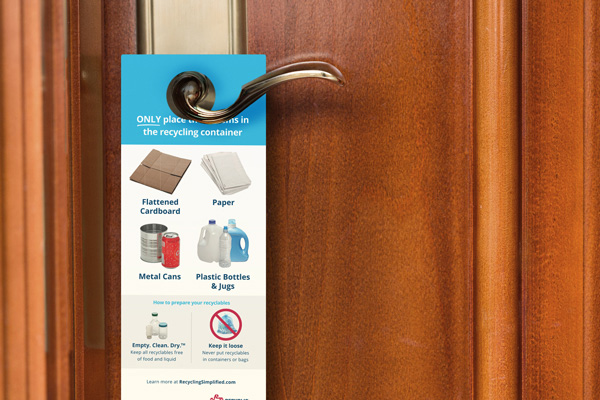 Example of door hanger