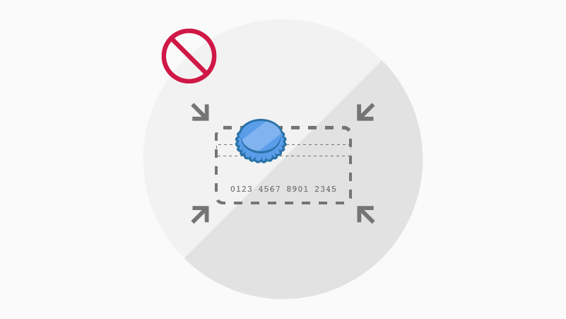 Smaller than a credit card